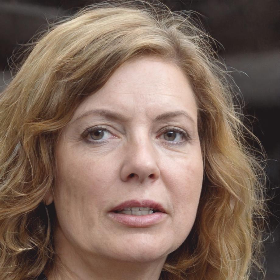 Ruxandra Vesper, founder of Ornella Luminare, in her Baku studio